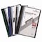 Durable Office Products DuraClip Report Cover, Clip Fastener, 8.5 x 11, Clear/Black, PK25 221401 - alternate 4